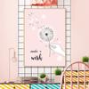 Pink Baby Girl Room Decor Nordic Kids Poster For Children Nursery Wall Art Cartoon Kite Pictures Posters Prints Canvas Painting