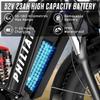 PHILIAM Electric Bike Double Motor 3000W Battery 52V 23Ah 60 /km H Tires 26x4.0 7 Speeds Double Suspension Hydraulic Brakes