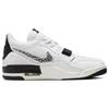Jordan Legacy 312 Abrasion Resistant Slip Resistant Low top Vintage Basketball Shoes Men's White Black CD7069-110(Team181-)