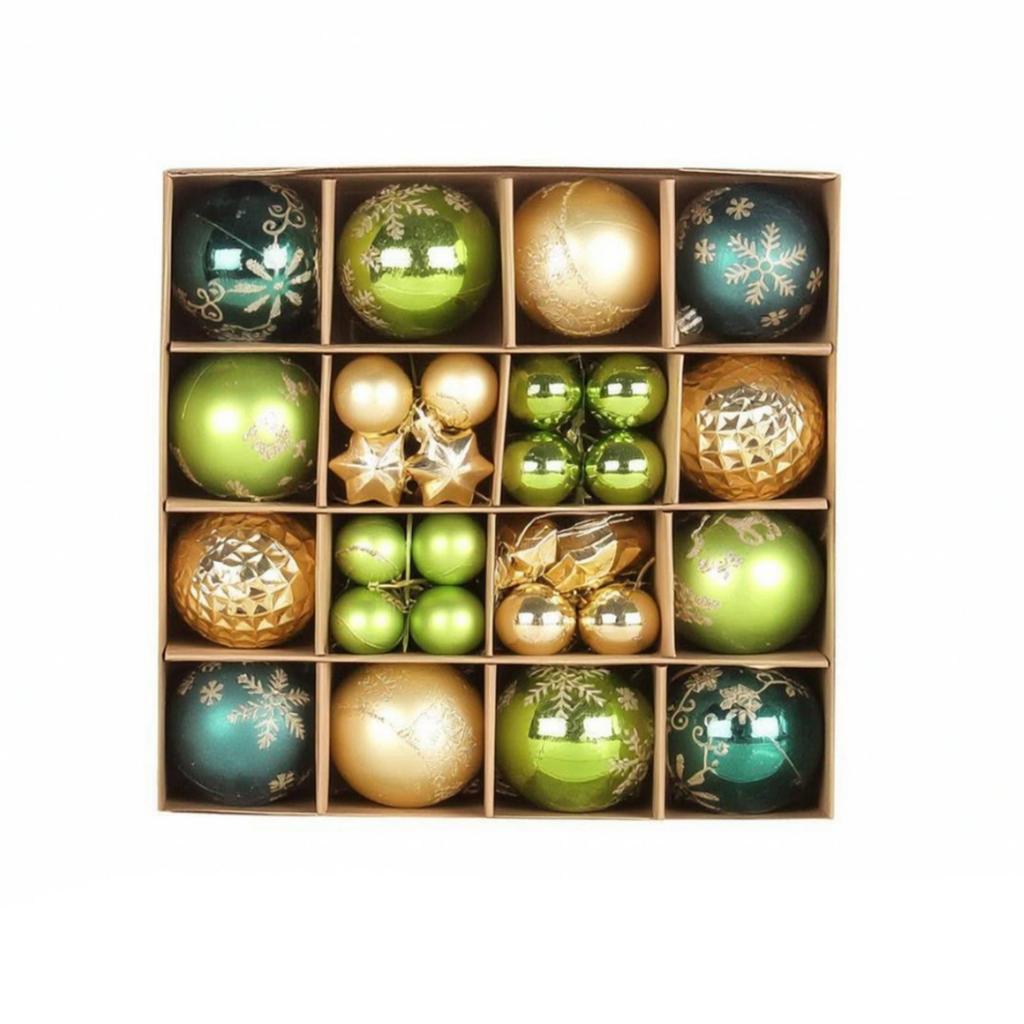 44 Stück Hängedekoration Einfach aufzuhängen Weihnachtsbaumschmuck Leicht für saisonale Dekoration zu Hause