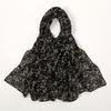 180*70cm Unique Women's Floral Scarves Lightweight Sheer Silky Feeling shawl Chiffon Flowers Printed Scarf