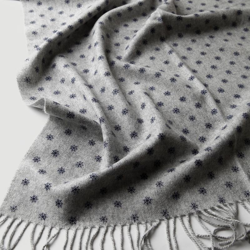 Reversible Cashmere Scarf/Shawl for Women: Thick, Warm, Multi-purpose for Autumn & Winter