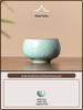 Ru Kiln Ice Crackle Glaze Tea Bowl – High-End Gongfu Ceramic Cup for Personal Use
