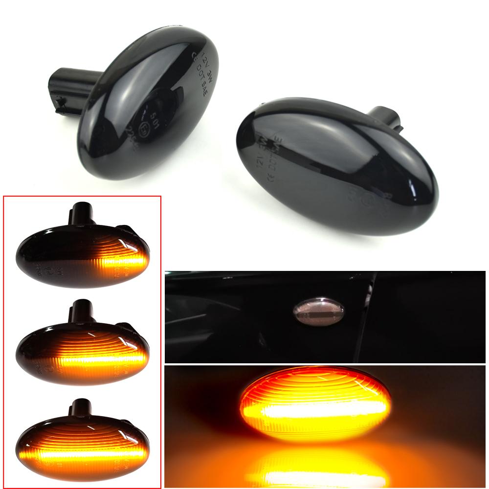 1Pair For Subaru Forester Liberty Impreza WRX Sti 2000-2007 Dynamic Led Side Marker Turn Signal Indicator Sequential Blink LightTurn Signal 2