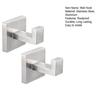 2/4Pcs Towel Hooks Rustproof Strong Load-bearing Simple Installation Heavy-Duty Wall Mounted Shower Hooks Robe Towel Hangers