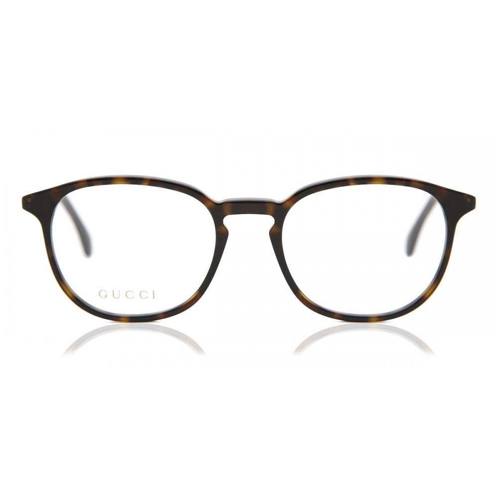 

Gucci Gg0551o 002 Men Eyeglasses Dark Havana/50