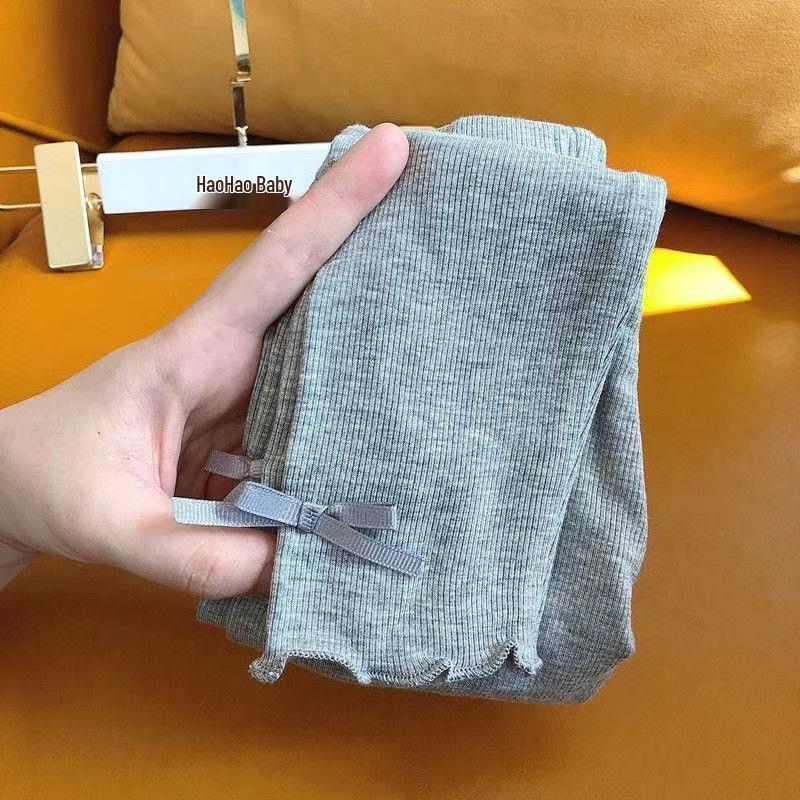 

Стильные корейские повседневные длинные леггинсы для маленьких девочек на весну/лето 80 cm