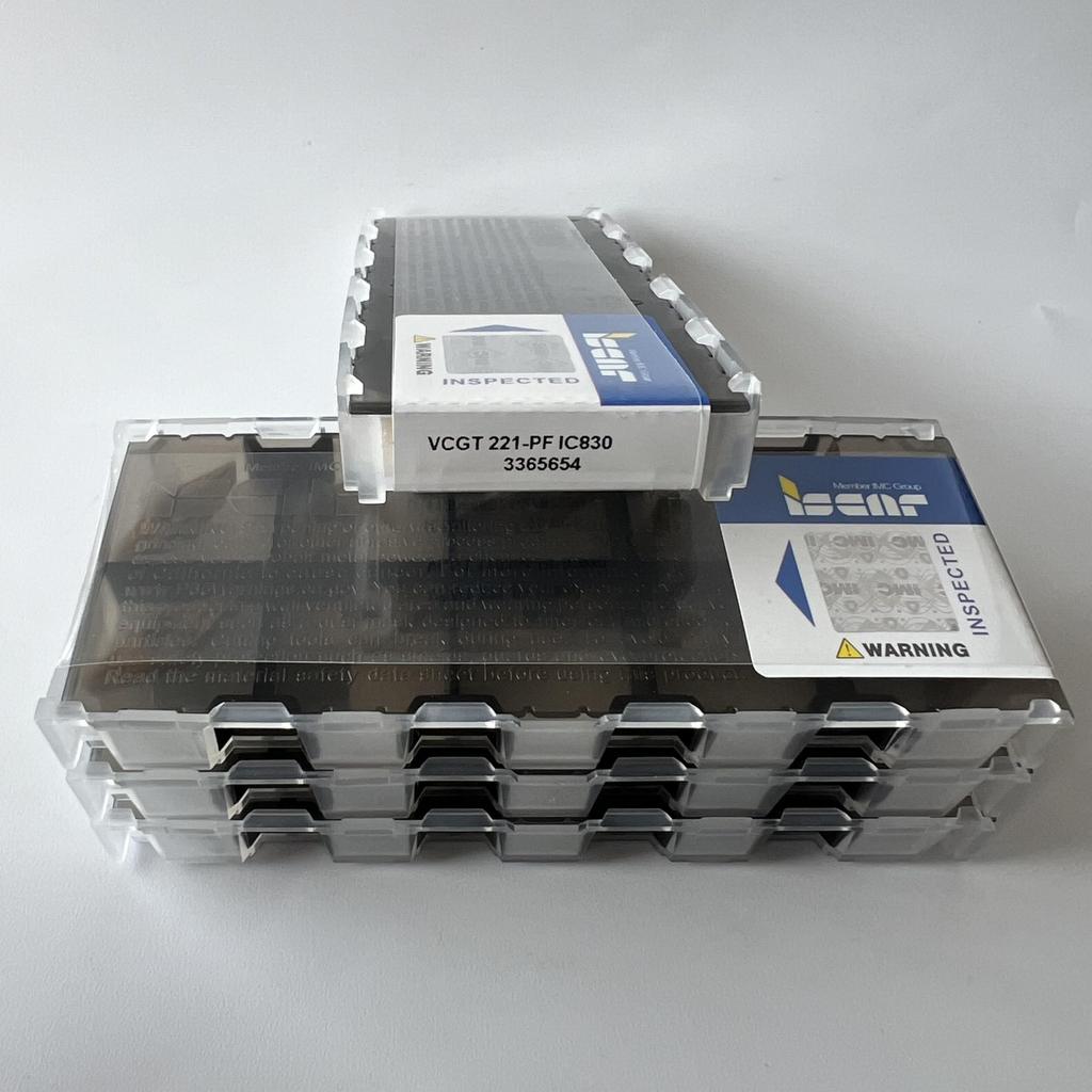 ISCAR / VCGT110304-PF IC830 / Industrial indexable carbide inserts 10 Pcs