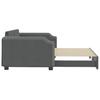 Vidaxl Sofa Rozsuwana, Ciemnoszara, 100X200 Cm, Tkanina