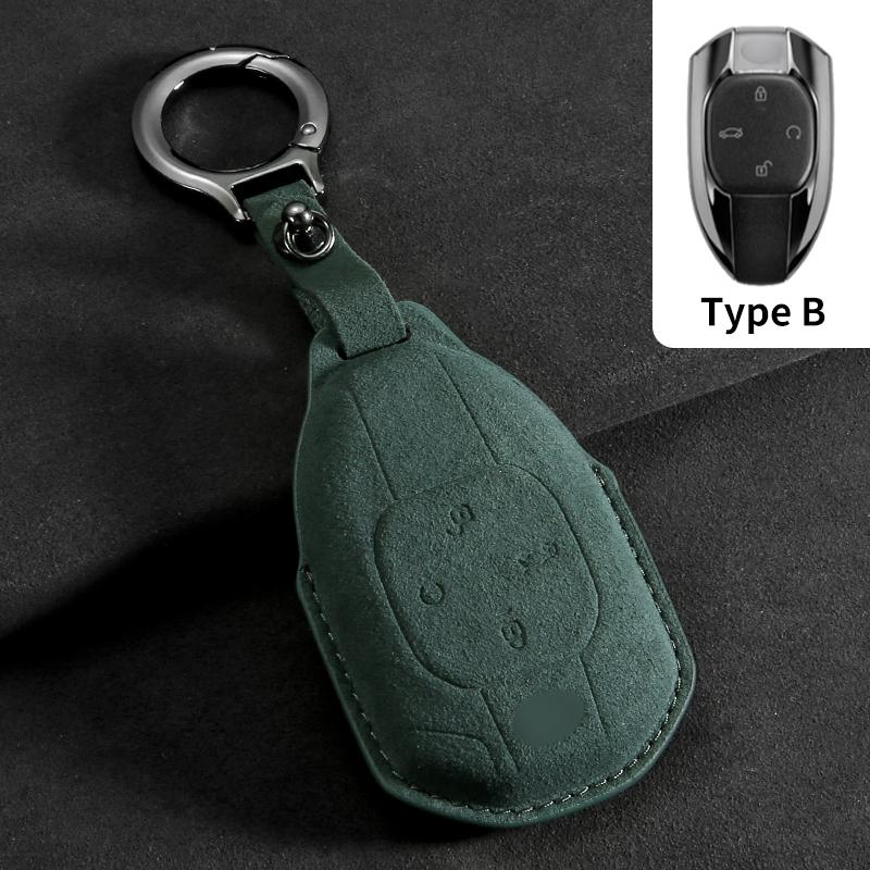 Cross Border Compatible for Trumpchi GS5 GA6 M6 High-qualityGS4 GS3 GS8 Suede Key Case with Keychain From Factory