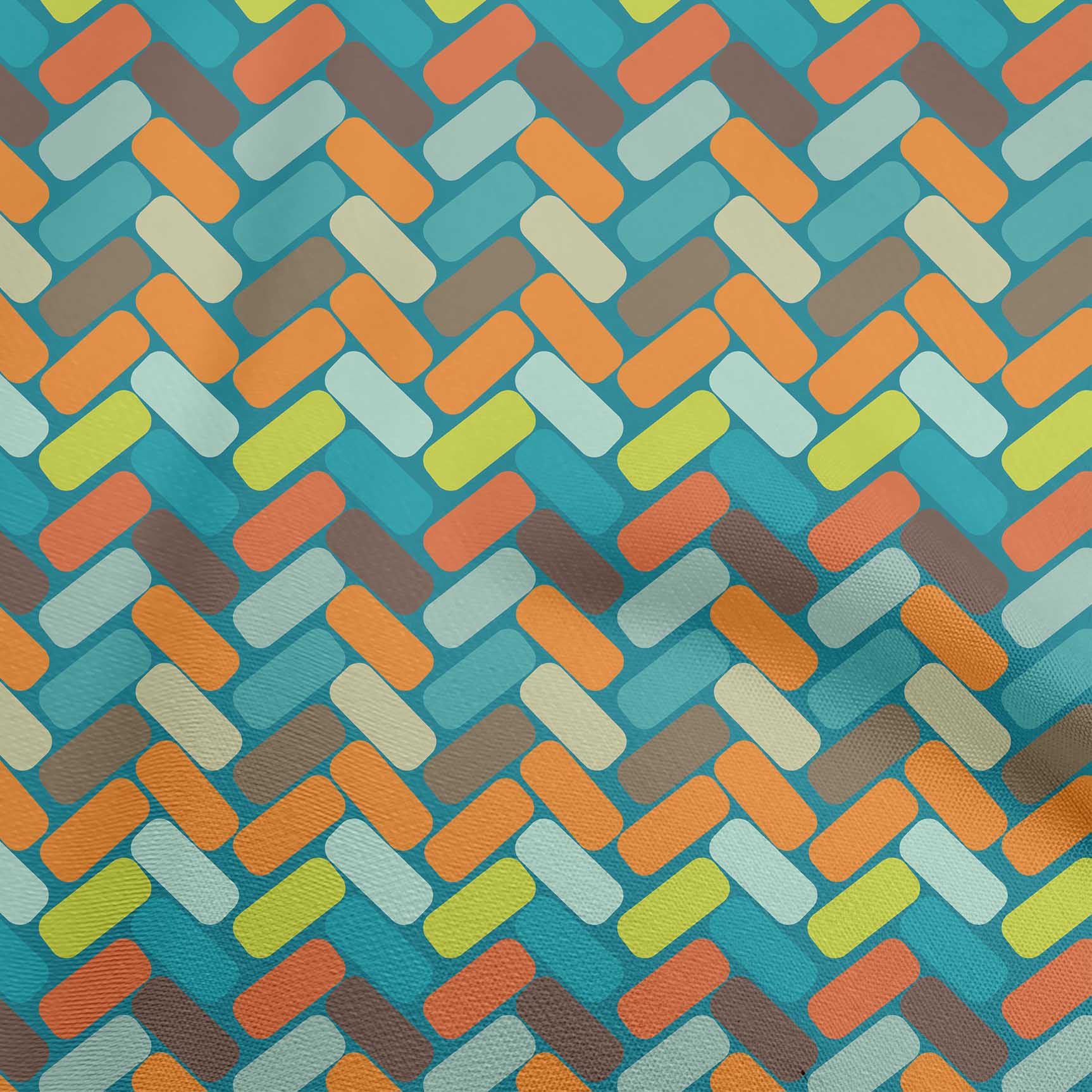 

oneOone Georgette Viscose Brown Fabric Geometric Sewing Craft Projects Fabric Prints By Yard 42 Inch 42 Inch Wide - Viscose Chiffon небо синє кольору