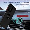 For Motorola Moto G04 G24 Cover Ring Magnetic Holder Stand Coque Funda Shockproof Matte PC Armor Phone Case