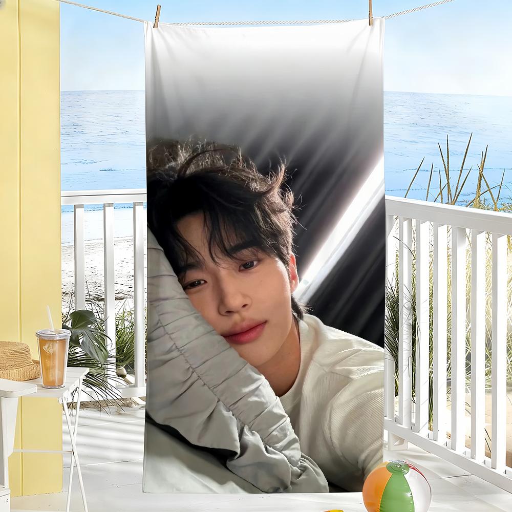 Popular Actors B-Byeon Woo Seok Towel Soft Pool Gift For Travel Gym Shower Camping Quick Dry Sports Large Beach Towels