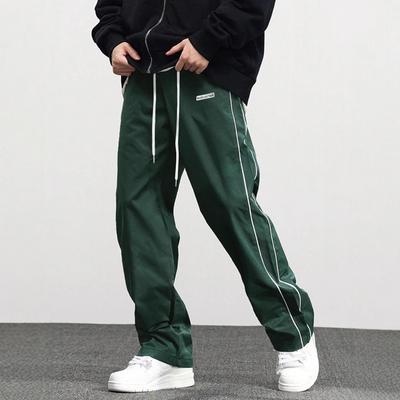 Men's Casual Cargo Pants Workout Joggers Sweatpants Hiking Drawstring Tactical Sports  Pants with Pockets Loose Athletic Trousers for Men