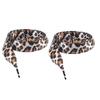 Leopard Print Flat Shoelaces For Casual Shoes Sports Sneakers Boots Soft Polyester Shoe Strings Footwear Accessories
