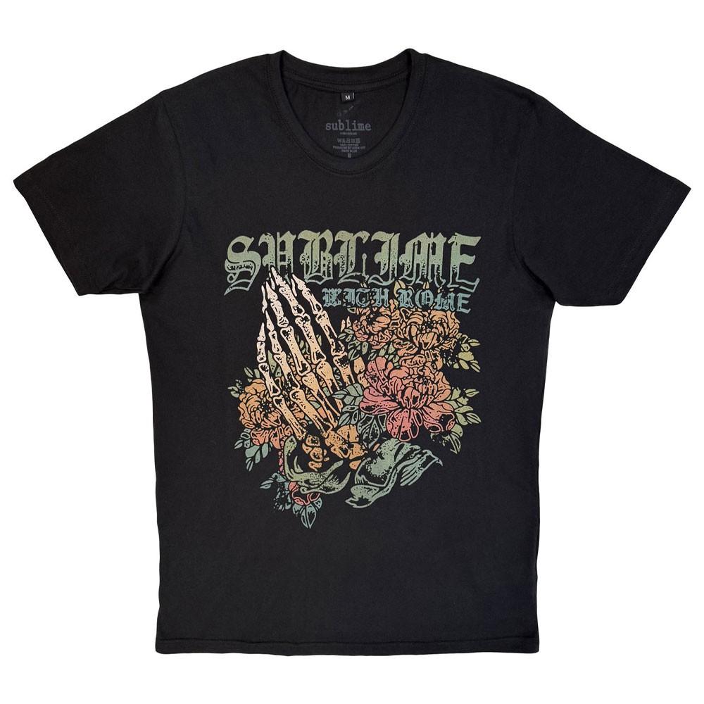 Erhabene Betende Hände Premium Carbon T-Shirt