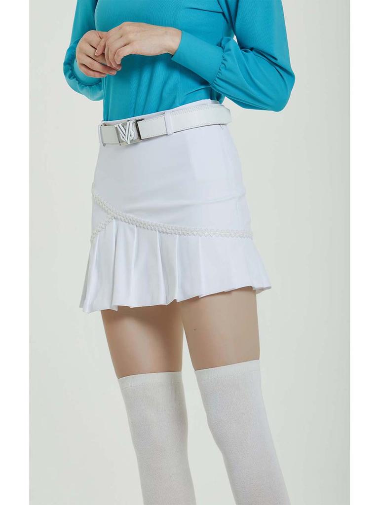 Nevermind All Martini Pleated Skirt_Nf05Wcu732Wh