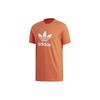 Originals Trefoil Chest Logo Sports Short Sleeve Orange Yellow Men's DZ4572