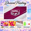Queensland Maroons Diamond Painting Kit 5D Full Drill DIY Diamond Mosaic Wall Art Home Decor