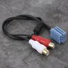 8 Pin Mini ISO RCA Cable Adapter for BlaPunkt Compact Disc Changer Car Stereo Line