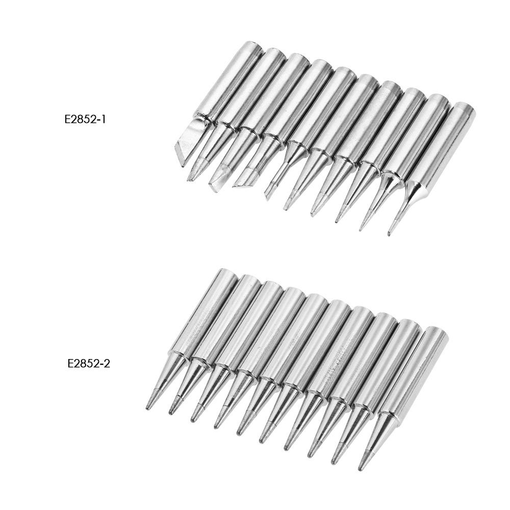 10PCS Silver Soldering Iron Tips 900M-T Series Lead-free Solder Tips For DIY Projects