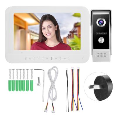 7-calowy HD Wideodomofon Dzwonek Domofon Kamera Monitor System Bezpieczeństwa Domu