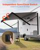 19' RV Replacement Awning Electric Trailer Awning for Most DC12V RVs