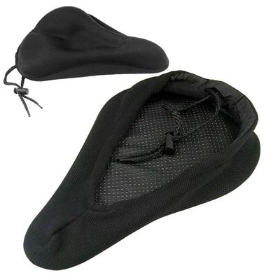 Bicycle Seat Cushion Soft Saddle Pad Cycling Comfortable Seat Shock Absorbing Cushion Silicone Pad for Indoor Outdoor Cycling