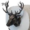 Tissue Dispenser 3D Printed Elk Toilet Paper Holder, Stable Base Bathroom Roll Minimalist Organizer Dispenser, Waterproof PLA Decorative Towel
