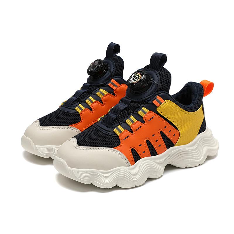 Classmates Boys breathable double mesh non-slip sneakers 2025 autumn new middle-aged and older children's casual shoes