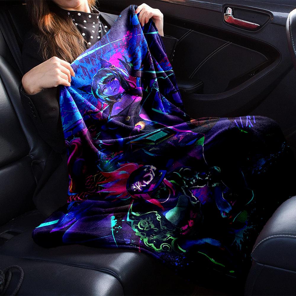 Cyberpunk Heroes Blanket Soft Throw Blanket For Home Bedroom Bed Sofa Travel Office Solid Christmas Blanket