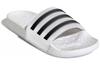 Adilette Boost Adidas Slides 'White Black Stripes' FY8155