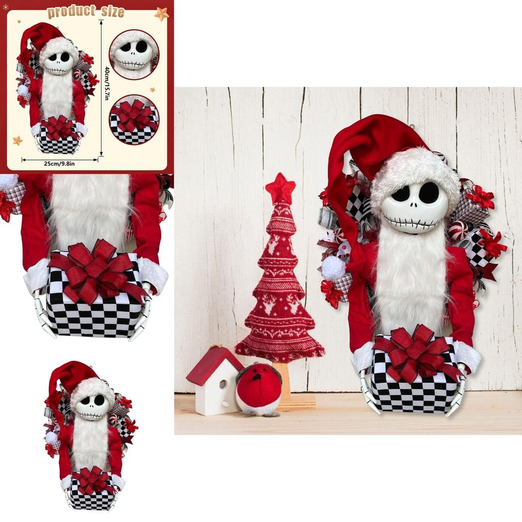 The Nightmare Before Christmas Holiday Decor Garland With Red Material For Celebrations