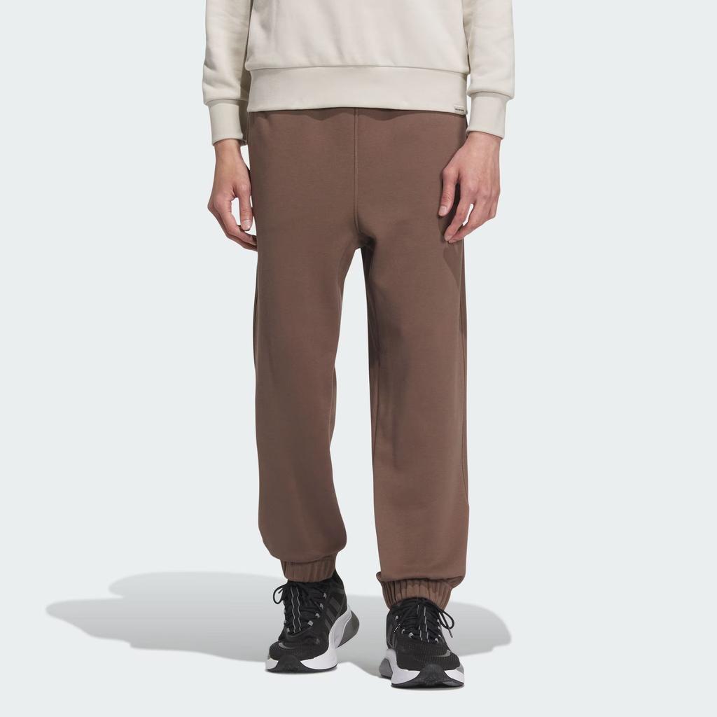 Adidas Verbiage Pants Knitted Sweatpants Men's Stratum Dark Earthy Brown IS7425