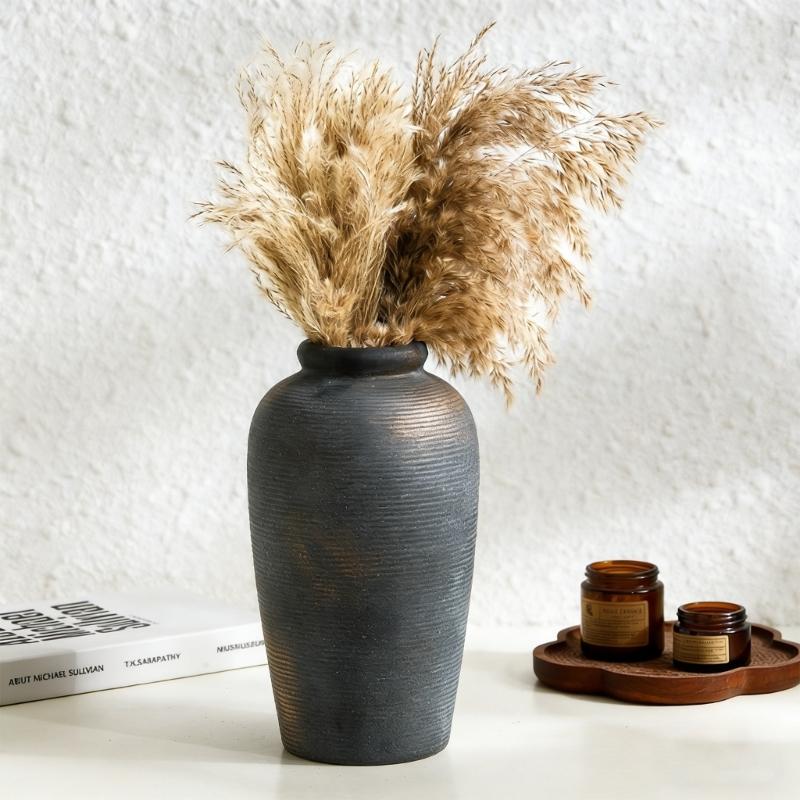 Keramik Blumenvase Bauernhaus Rustikal Vase Dekorative Keramik Terrakotta Vase Heimdeko Tischmittelstücke Hochzeit