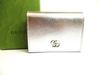 Authentic GG Marmont Silver Leather Bifold Wallet Compact Wallet #b125  Open Box