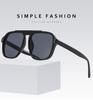Fashion New Classic Rectangular Frame Sunglasses Women INS Style Sunscreen Eyeglasses Men Unisex UV400