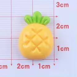Artificial Resin Flat Back Fruit Design Fridge Magnet for Souvenir and Home Decor
