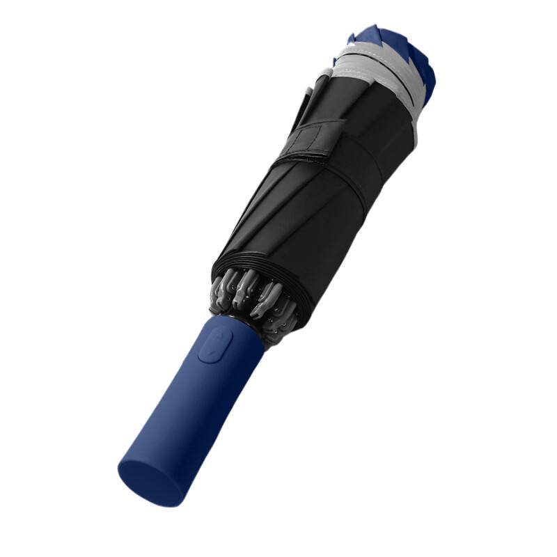Tri-polar Automatic Reverse Folding 10-Rib Umbrella with Reflective Strip