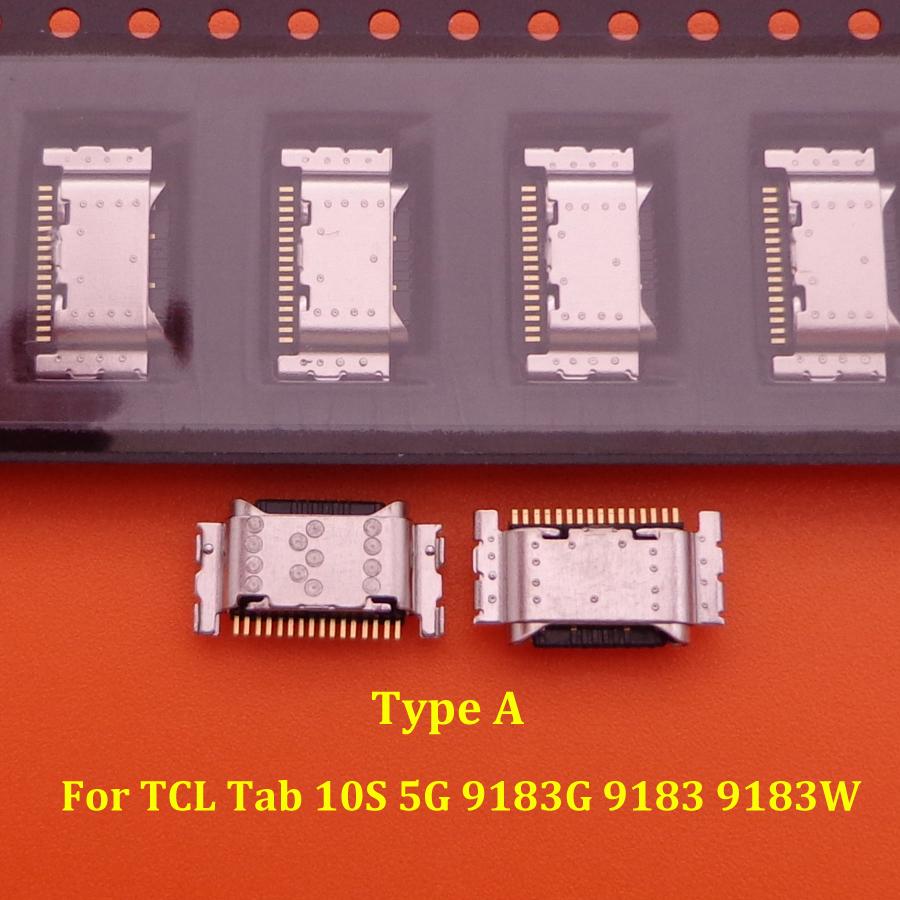 1-10Pcs USB Charger Charging Dock Port Contact Type C Connector Plug For TCL Tab 10S 5G 9183G 9183 9183G 9183W 6165D 503 T442