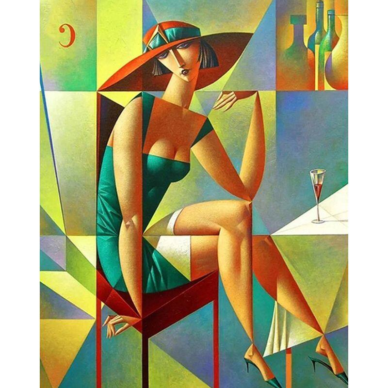 Abstrakte Kvinneplakater Veggkunst Lerretsmalerier Og Trykk Klassiske HD-bilder For Stue Hjemmekontordekorasjon Uten ramme