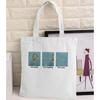 Women Graphic College Harajuku Shopper Bag Van Gogh Sunflower Starry Sky Shopping Bag Women Canvas Shoulder Bag Large Tote Bag