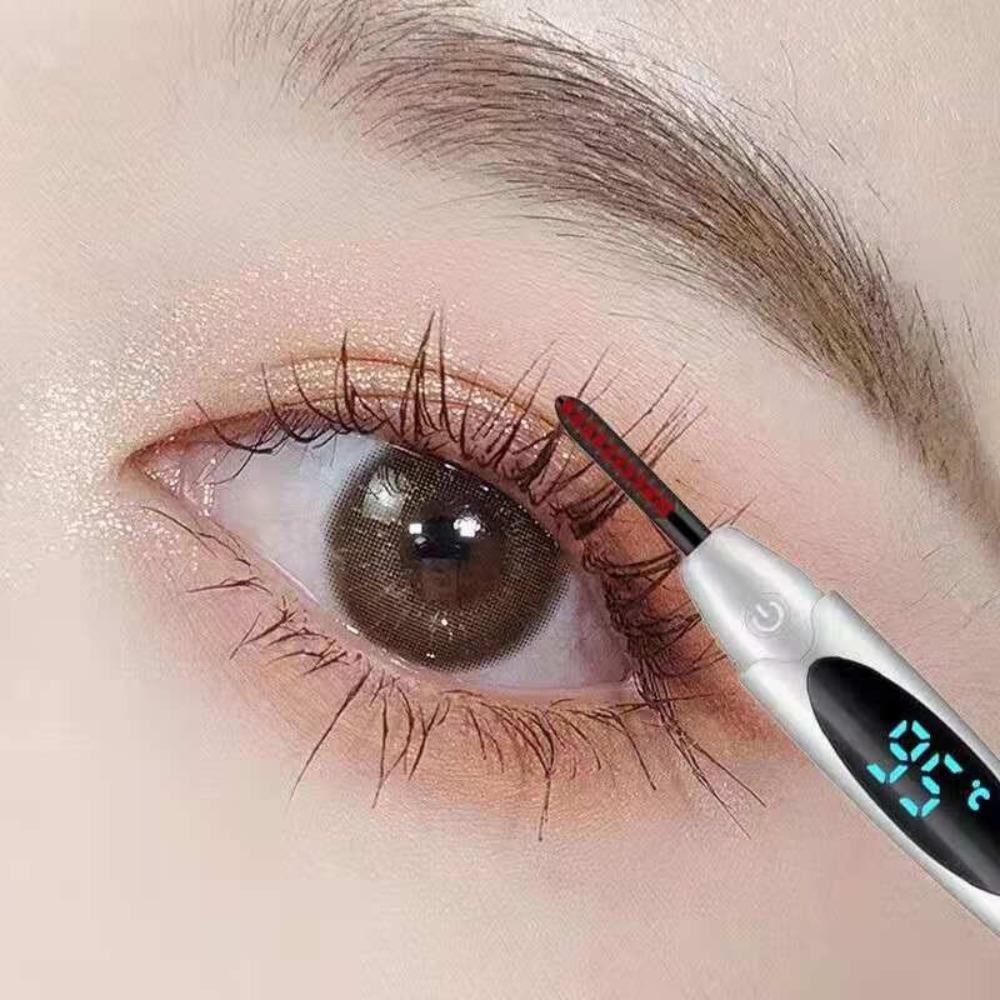 Fast Heating Heated Eyelash Curler Professional Rechargeable Ion Eyelash Curler  Makeup Tool