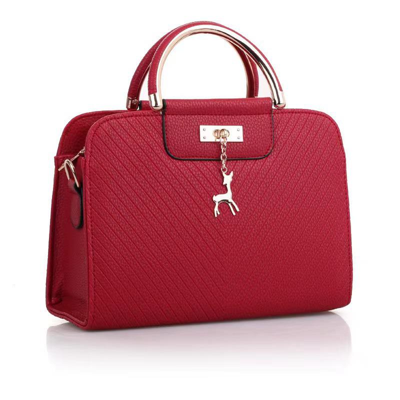 Taizhou Women's PU Small Square Crossbody Handbag - Solid Color Fashion Shoulder Bag