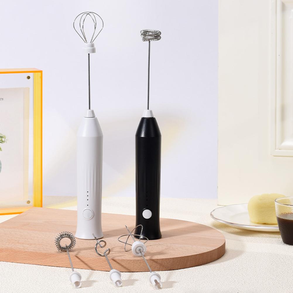 Wireless Egg Beater USB Charging Portable Milk Frother Multifunctional Handheld Foam Maker Household Baking Tool
