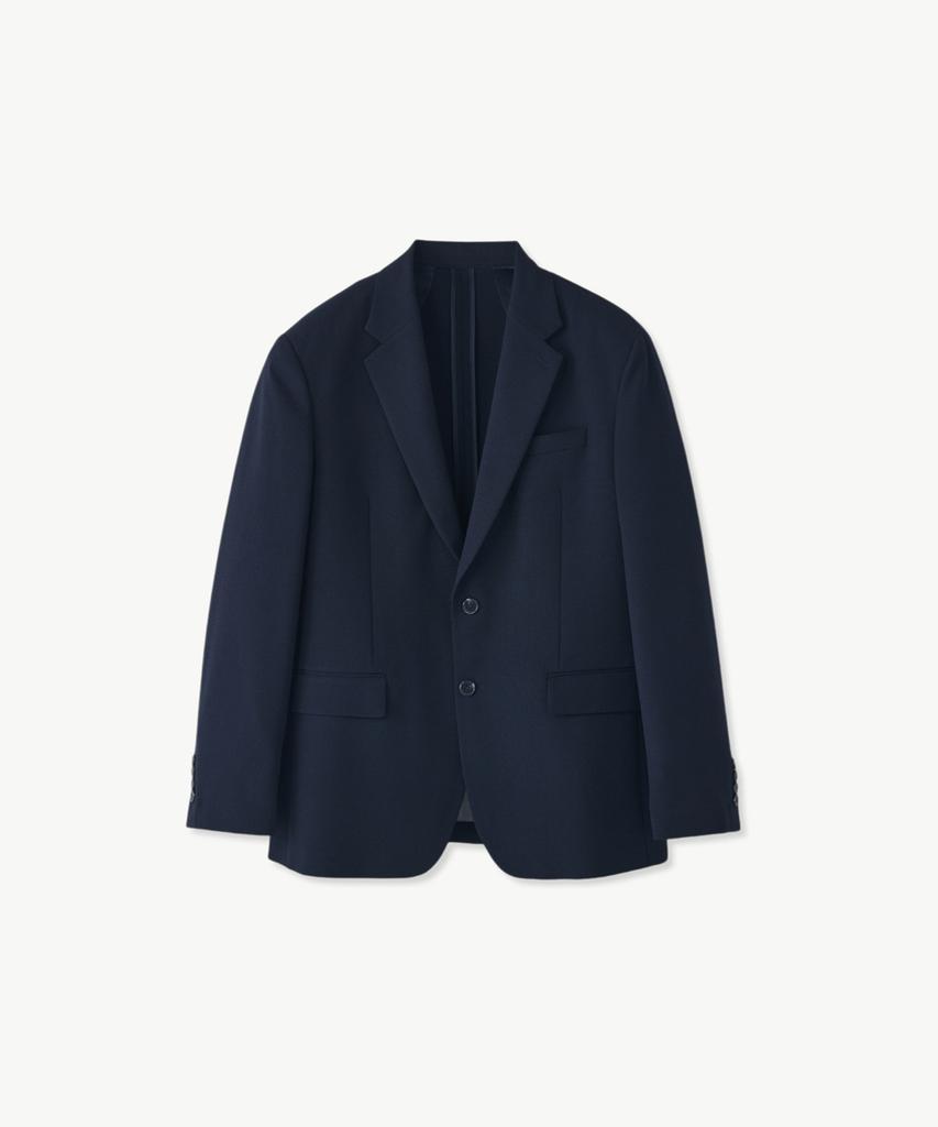 Stco [Summer] 4-Way-Stretch Lightweight Twill Setup Jacket_Navy (Relaxed Fit)_Sejwb01Nsn
