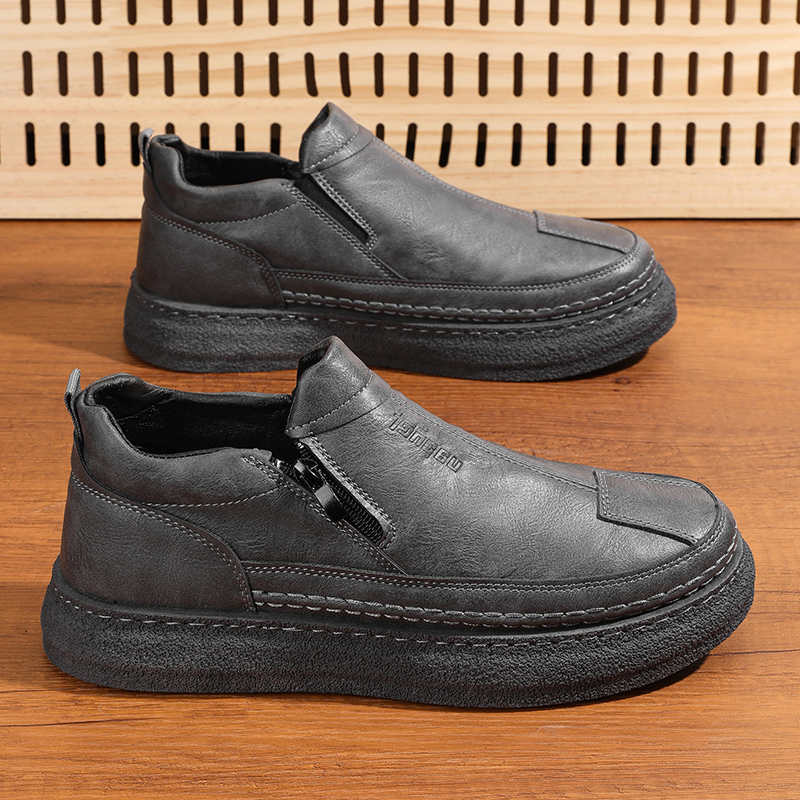 Fashion Round Tip Slipon Colorful Sneakers For Men Loafers Skor Cool Shoes Sports Athletic Sapatenos Excercise Teniz Top Quality