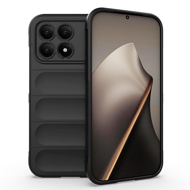 KEYSION Shockproof Matte Phone Case for Xiaomi POCO F8 Ultra F8 Pro Anti-skid Soft Silicone Phone Back Cover for POCO F8 Pro