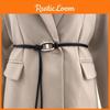 Style Minimalist Womens Thin Rope Waist Belt Metal Buckle Dress Belt Shapewear