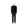 STONE ISLAND Crew Neck Pullover Solid Color Sweater Men Sweater Blue K1S1551000-54S00D8-V0020